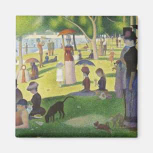 George Seurat A Sunday on La Grande Jatte Famous Magnet