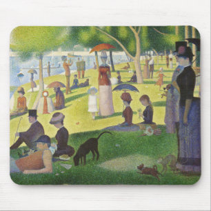 George Seurat A Sunday on La Grande Jatte Famous Mouse Pad