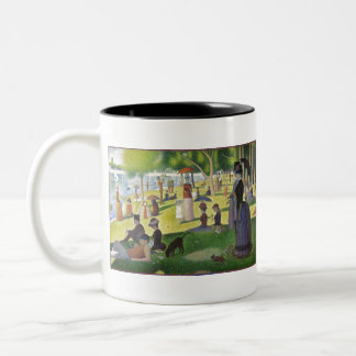 George Seurat A Sunday on La Grande Jatte Famous Two-Tone Coffee Mug