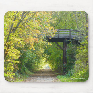 George St Bridge in Fall Mouse Pad