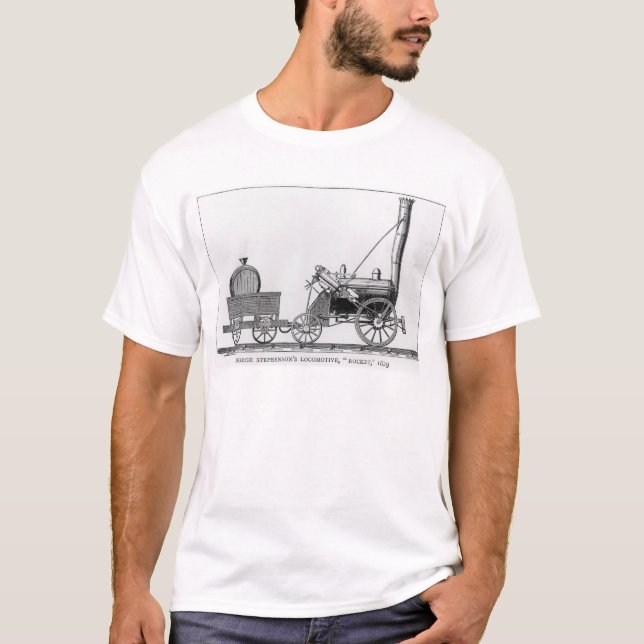 George Stephenson's Locomotive, 'Rocket', 1829 T-Shirt (Front)