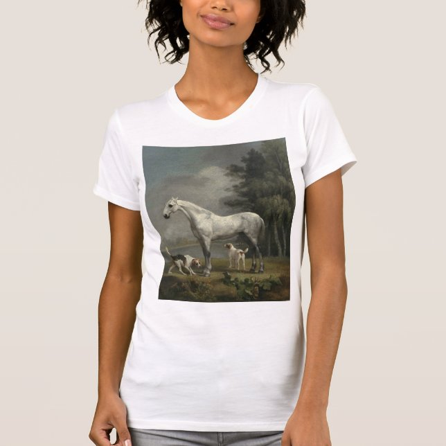George Stubbs - A Dapple Grey Hunter T-Shirt (Front)