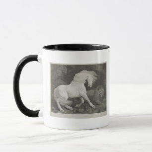 George Stubbs A Horse Affrighted by a Lion, engr Mug
