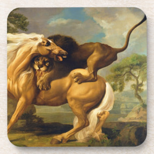 George Stubbs   A Lion Attacking a Horse, c.1762 ( Coaster