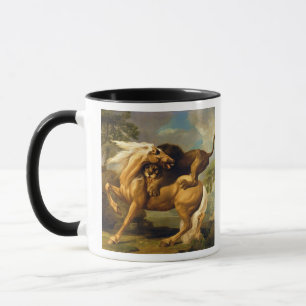 George Stubbs A Lion Attacking a Horse, c.1762 ( Mug