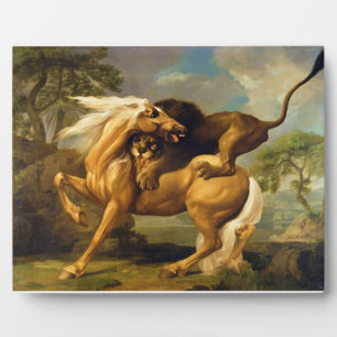 George Stubbs   A Lion Attacking a Horse, c.1762 ( Plaque