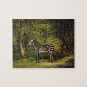 George Stubbs A Zebra, 1763 (oil on canvas) Jigsaw Puzzle