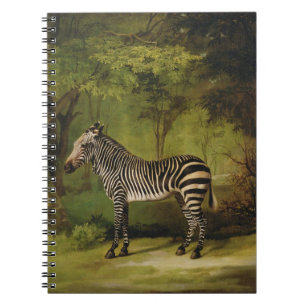 George Stubbs A Zebra, 1763 (oil on canvas) Spiral Notebook
