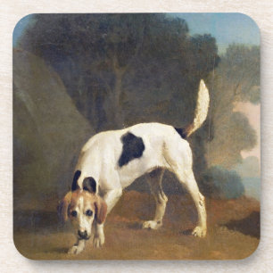George Stubbs Foxhound on the Scent, c.1760 (oil Coaster