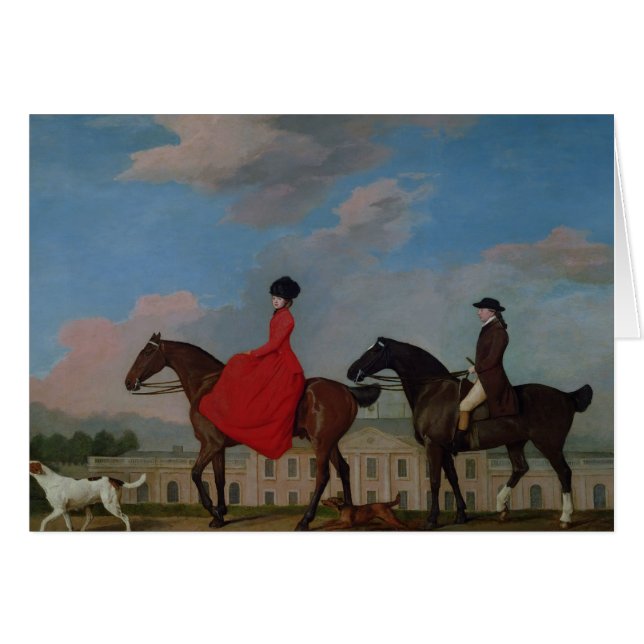 George Stubbs | John and Sophia Musters riding at  (Front Horizontal)