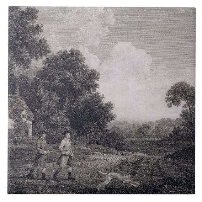 George Stubbs | Shooting, plate 2, engraved by Wil Tile (Front)