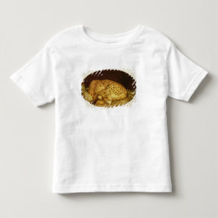 George Stubbs Sleeping Leopard, 1777 (enamel on Toddler T-Shirt