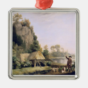 George Stubbs   Two Gentlemen Going a Shooting, wi Metal Tree Decoration