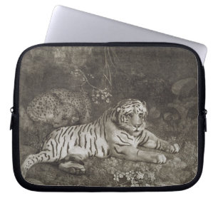 George Stubbs   Two Tygers, engraved by the artist Laptop Sleeve