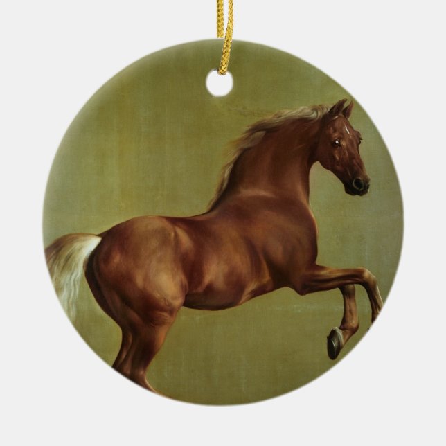 George Stubbs | Whistlejacket, 1762 Ceramic Tree Decoration (Front)