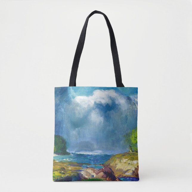 George W. Bellows, The Coming Storm, Tote Bag (Front)