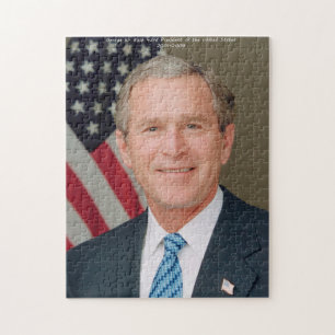 George W. Bush 43rd President of the United States Jigsaw Puzzle