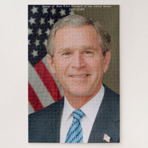 George W. Bush 43rd President of the United States Jigsaw Puzzle