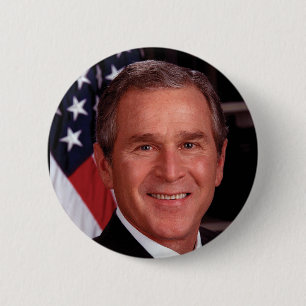 George W Bush 6 Cm Round Badge