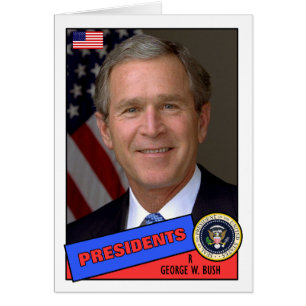 George W. Bush Baseball Card
