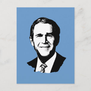 George W Bush Gear Postcard