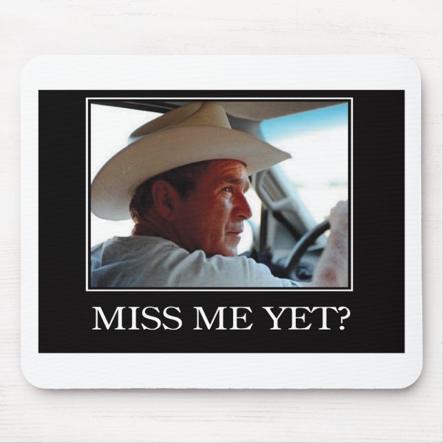 George W Bush - Hope and Change Mouse Pad (Front)