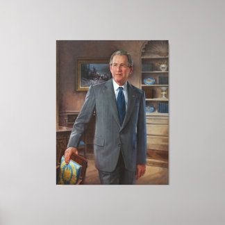 GEORGE WALKER BUSH by John Howard Sanden Canvas Print