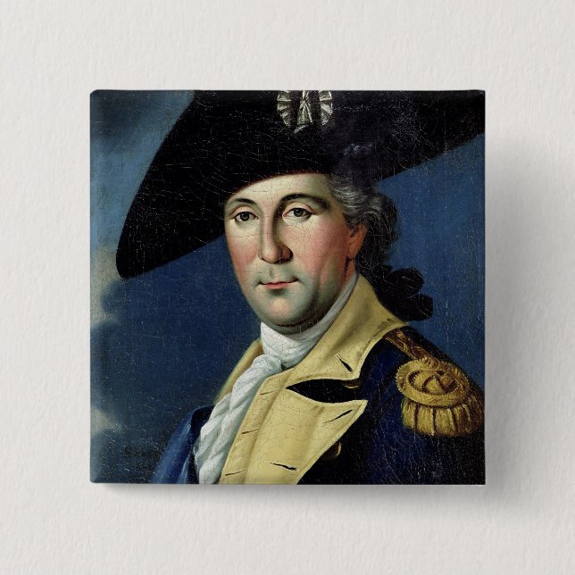 George Washington 15 Cm Square Badge (Front)