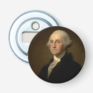 George Washington 1st American President by Stuart Bottle Opener