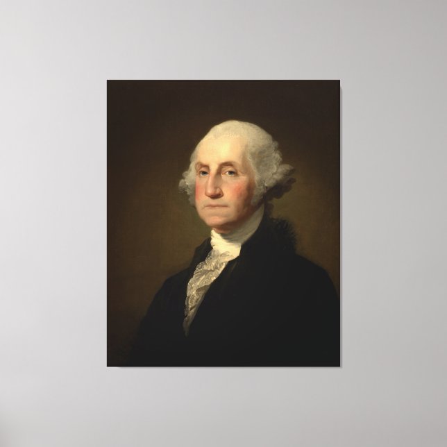 George Washington 1st American President by Stuart Canvas Print (Front)