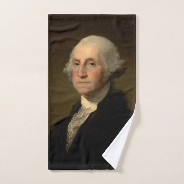 George Washington 1st American President by Stuart Hand Towel (Hand Towel)