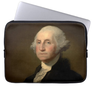 George Washington 1st American President by Stuart Laptop Sleeve