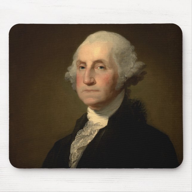 George Washington 1st American President by Stuart Mouse Pad (Front)