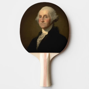 George Washington 1st American President by Stuart Ping Pong Paddle