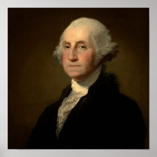 George Washington 1st American President by Stuart Poster