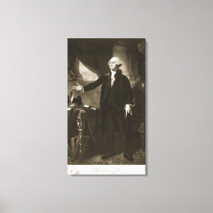 George Washington, 1st President of the United Sta Canvas Print