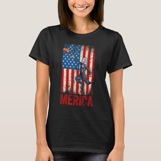 George Washington 4th Of July Women Men American U T-Shirt (Front)