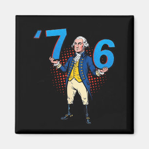 George Washington 76 Yeeted Six Seven Magnet