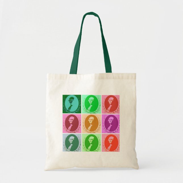 George Washington Abstract Tote Bag (Front)