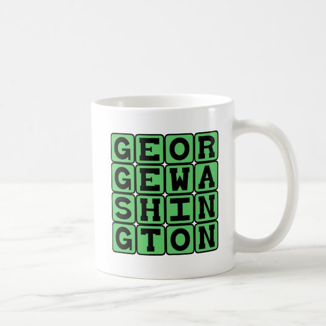 George Washington, American President Coffee Mug (Right)