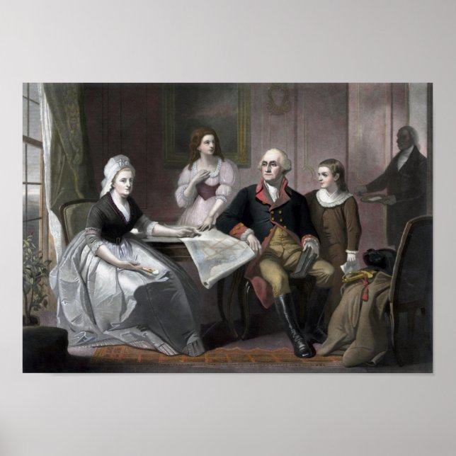 George Washington And His Family Poster (Front)