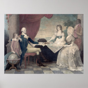George Washington and His Family poster/print Poster