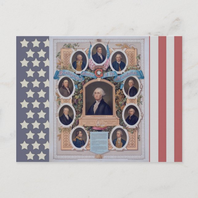 George Washington and The Masons Of The Revolution Postcard (Front)