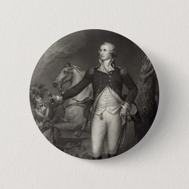 "George Washington at Trenton" buttons (Front)