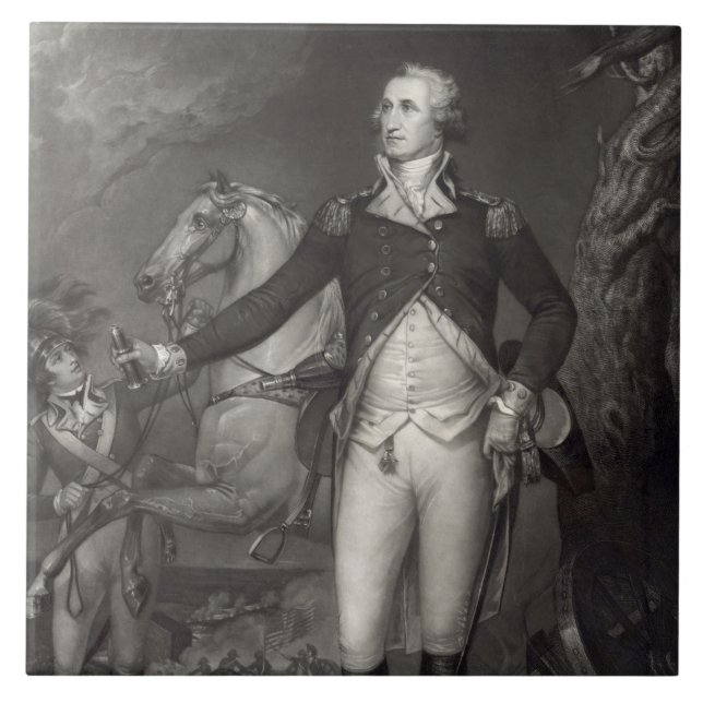 George Washington at Trenton Tile (Front)