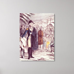 George Washington at Valley Forge Canvas Print