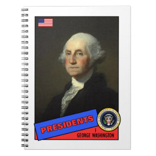 George Washington Baseball Card Notebook