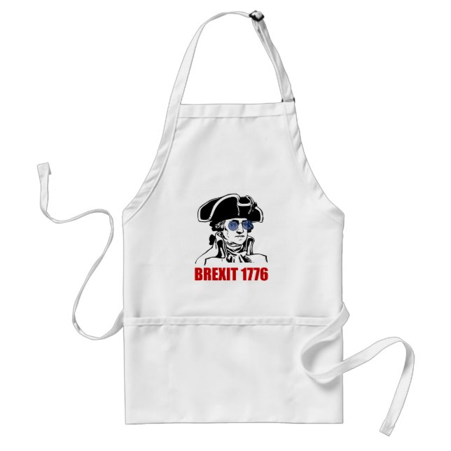 George Washington Brexit 1776 EU Flag Sunglasses Standard Apron (Front)