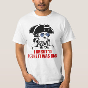 George Washington Brexit 1776 EU Flag Sunglasses T-Shirt
