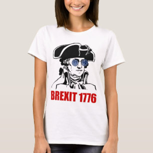 George Washington Brexit 1776 EU Flag Sunglasses T-Shirt